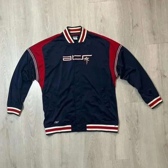 Vintage Reebok 90s ATR Above The Rim Iverson Hip Hop Basketball Warm-Up Jacket L - Picture 2 of 12